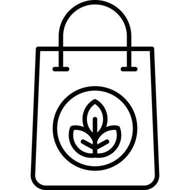 Alışveriş çantası. Basit tasarım