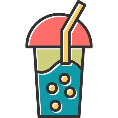 İç bakalım. Web simgesi basit illüstrasyon