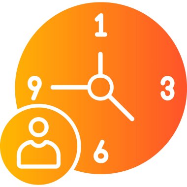vector illustration of time management modern icon in design