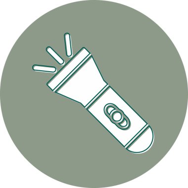 el feneri. Web simgesi basit illüstrasyon 