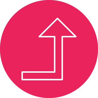 ok simgesi işaret vektör illüstrasyonu