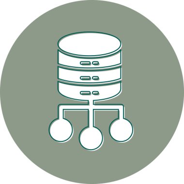 Ağ modern simge vektör illüstrasyonu