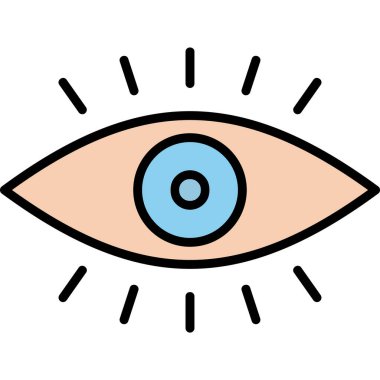 Vision icon modern vector illustration