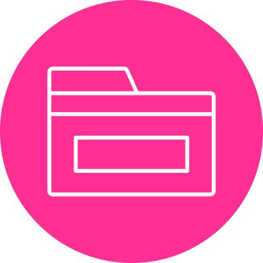 folder icon, web simple illustration