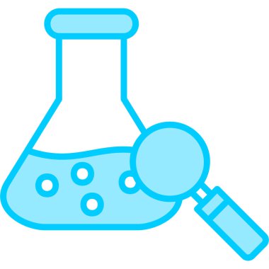 Bilim araştırma vektörü simgesi 