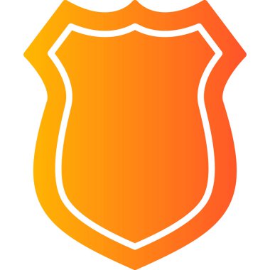 kalkan simgesi, vektör illüstrasyonu basit tasarım