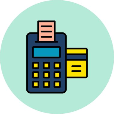 Kredi kartı vektör simgesi