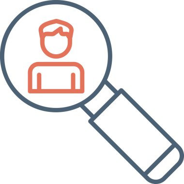 Asker ikonu vektör illüstrasyonuName