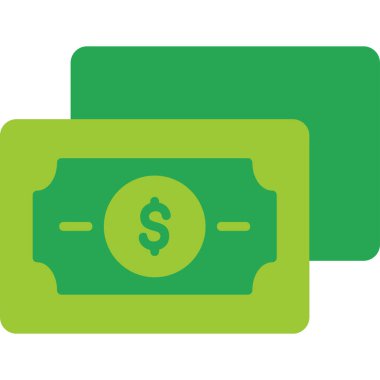 Para için. Web simgesi basit illüstrasyon