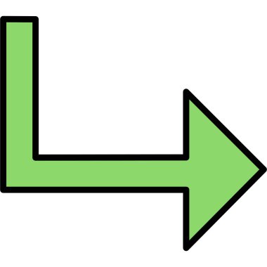 ok simgesi işaret vektör illüstrasyonu