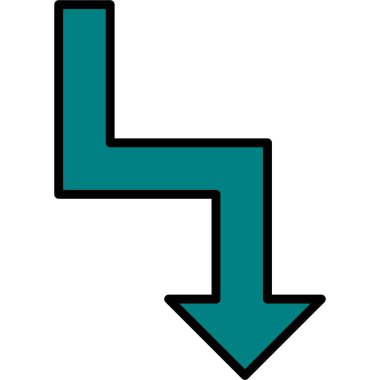 Ok. Web simgesi basit illüstrasyon