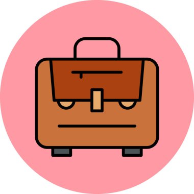 Portföy. Web simgesi basit illüstrasyon