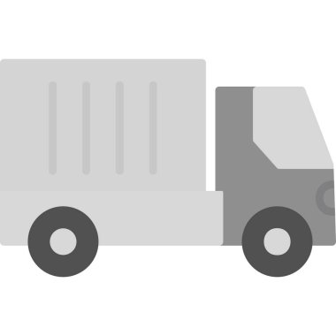 Kamyon soyut simge vektör çizimi