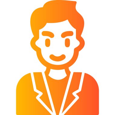 Aday modern simge, vektör illüstrasyonu