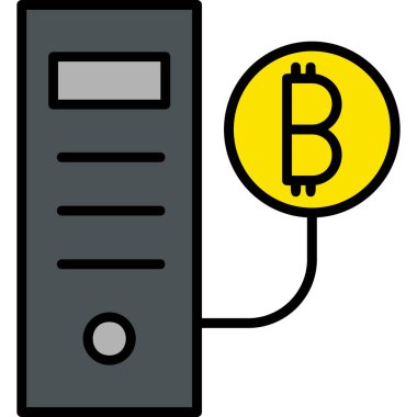 microprocessor icon, vector illustration simple design