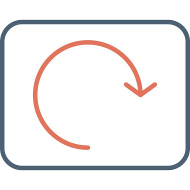 Web simgesini basit illüstrasyonla yeniden yükle