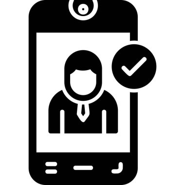 Onaylanmış Aday simgesi vektör illüstrasyonu