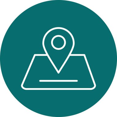 Yer tutucu. Web simgesi basit illüstrasyon