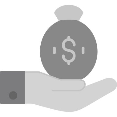 Yatırım simgesi vektör illüstrasyonu