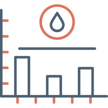 Analiz. Web simgesi basit illüstrasyon
