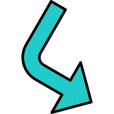 Ok. Web simgesi basit illüstrasyon