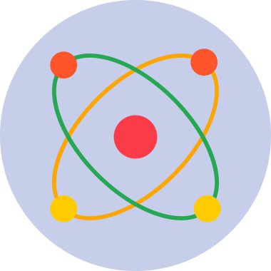 Atom icon modern vector illustration