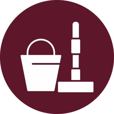 Web simgesi temizleme basit illüstrasyonu