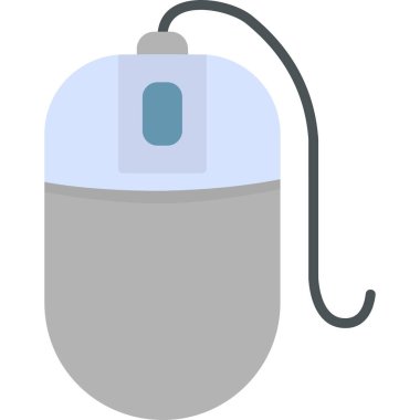 fare düz vektör simgesi