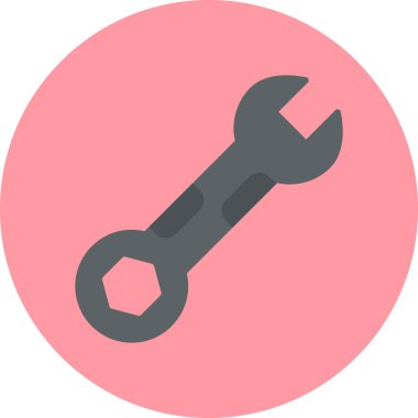 İngiliz anahtarı. Web simgesi basit tasarım