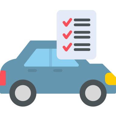 Checklist icon, vector illustration simple design