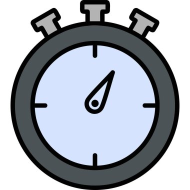 Kronometre Web simgesi basit tasarım