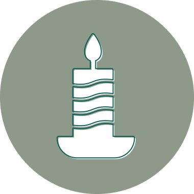 Mum simgesi vektör illüstrasyonu