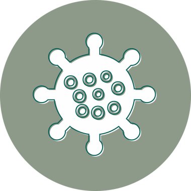 Virus icon modern vector illustration 
