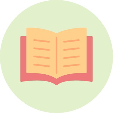 Open Book web icon, vector illustration