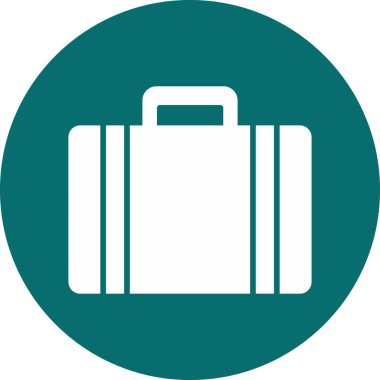 Çanta. Web simgesi basit illüstrasyon 