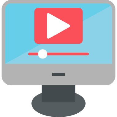 Video oynatıcı. Web simgesi