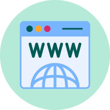 vector illustration of abstract website