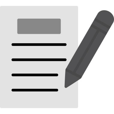 Belge. Web simgesi basit tasarım