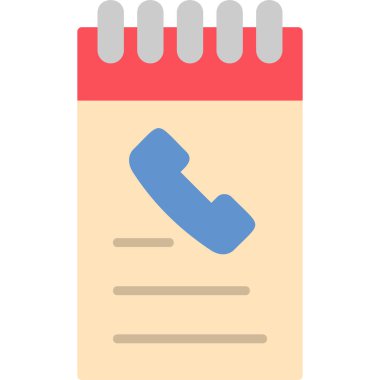 Not defteri web simgesi, vektör çizim