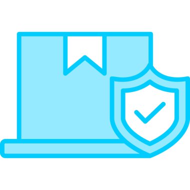 Kutu modern simge, vektör illüstrasyonu