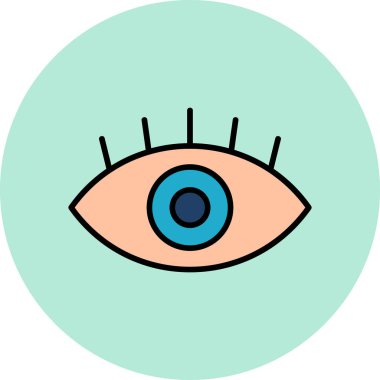 Eye icon modern vector illustration
