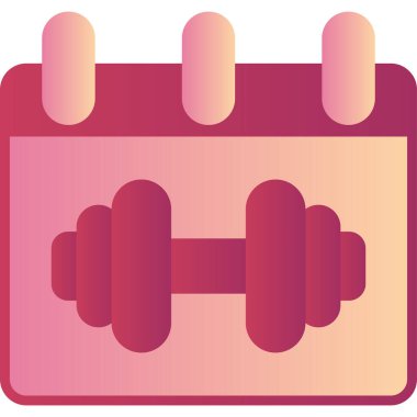 Takvim. Web simgesi basit illüstrasyon