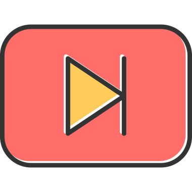 Müzik. Web simgesi basit illüstrasyon