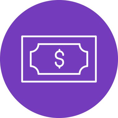 para ve finans kavramı, basit özet vektör tasarımı