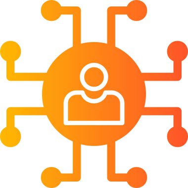 Ağ modern simge vektör illüstrasyonu