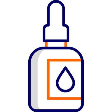 Ağız aşısı. Web simgesi vektör illüstrasyonu