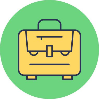 Portföy. Web simgesi basit illüstrasyon