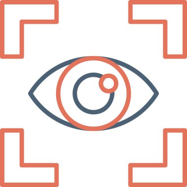 Vision icon modern vector illustration