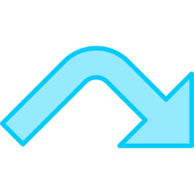 Ok. Web simgesi basit illüstrasyon