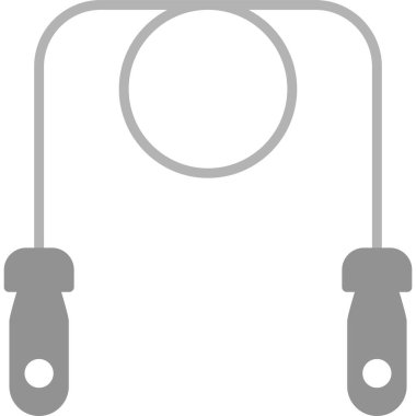 İp simgesi vektör illüstrasyonu atlanıyor